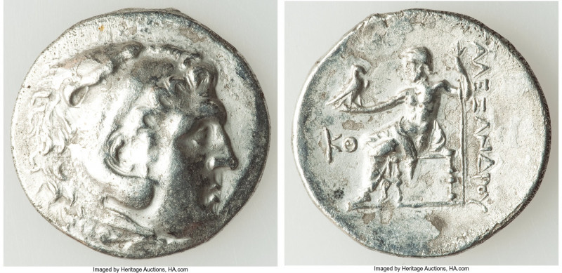 MACEDONIAN KINGDOM. Alexander III the Great (336-323 BC). AR tetradrachm (30mm, ...