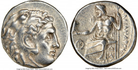 MACEDONIAN KINGDOM. Alexander III the Great (336-323 BC). AR drachm (16mm, 3h). NGC Choice XF. Posthumous issue of Sardes, under Antigonus I Monophtha...