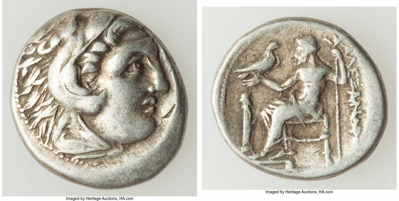 MACEDONIAN KINGDOM. Alexander III the Great (336-323 BC). AR drachm (15mm, 4.30 ...