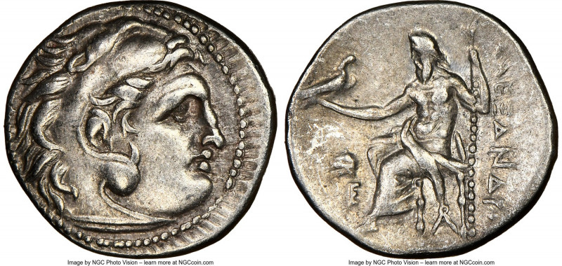 THRACIAN KINGDOM. Lysimachus (305-281 BC). AR drachm (18mm, 6h). NGC XF. Posthum...