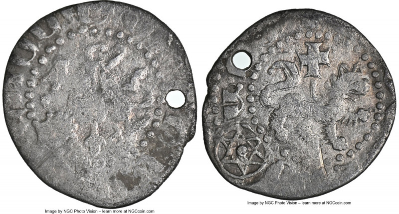Cilician Armenia. Gosdantin III Countermarked Takvorin ND (1344-1363) VF Details...