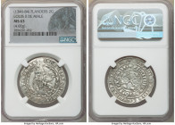 Flanders. Louis II de Mâle Double Gros (Botdraeger) ND (1346-1384) MS63 NGC, DeMey-220. 33mm. 4.00gm. Helmeted lion left / Floriated cross. 

HID098...