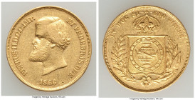 Pedro II gold 10000 Reis 1866 XF, Rio de Janeiro mint, KM467. 22.7mm. 8.90gm. AGW 0.2643 oz. 

HID09801242017

© 2020 Heritage Auctions | All Righ...