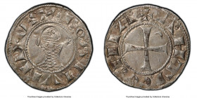 Principality of Antioch. Bohemond III Denier ND (1163-1201) AU58 PCGS, Antioch mint, 19mm. Argent toning, boldly struck. 

HID09801242017

© 2020 ...
