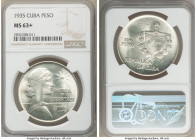 Republic "ABC" Peso 1935 MS63+ NGC, Philadelphia mint, KM22. Lustrous with just a hint of peach tone. 

HID09801242017

© 2020 Heritage Auctions |...