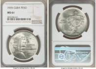 Republic "ABC" Peso 1935 MS61 NGC, Philadelphia mint, KM22.

HID09801242017

© 2020 Heritage Auctions | All Rights Reserved