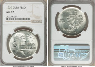 Republic "ABC" Peso 1939 MS62 NGC, Philadelphia mint, KM22. Conservatively graded. 

HID09801242017

© 2020 Heritage Auctions | All Rights Reserve...