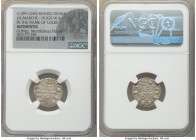 La Marche. Hugh IX-X 3-Piece Lot of Certified Deniers ND (1199-1249) Authentic NGC, Struck in the name of Louis. Weights range from 0.78-0.93gms. Sold...