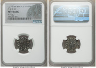 Philip III 3-Piece Lot of Certified Assorted Deniers ND (1270-1285) Authentic NGC, Tours mint. Weights range from 0.93gm-1.09gms. Sold as is, no retur...