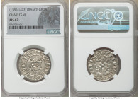 Charles VI Gros ND (1380-1422) MS62 NGC, Dup-387. 28mm. Full flan with complete legends and bold strike. 

HID09801242017

© 2020 Heritage Auction...