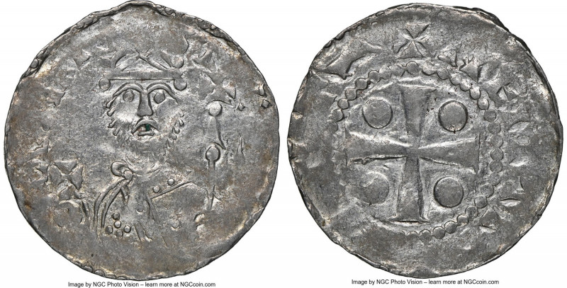 Speyer. Heinrich III Denar ND (1039-1056) MS62 NGC, Speyer mint, Dannenburg-831....