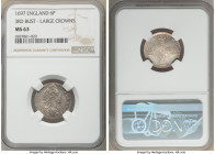 William III 6 Pence 1697 MS63 NGC, KM496.1, S-3538. 3rd bust, large crowns. Lustrous with silver tone. 

HID09801242017

© 2020 Heritage Auctions ...