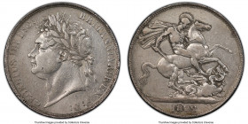 George IV Crown 1822 XF Details (Cleaned) PCGS, KM680.2, S-3805. TERTIO edge. 

HID09801242017

© 2020 Heritage Auctions | All Rights Reserved