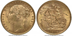 Victoria gold "St. George" Sovereign 1874 MS64 NGC, KM752. Olive and blush toned. 

HID09801242017

© 2020 Heritage Auctions | All Rights Reserved...