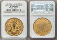 "St. Raphael Wine" brass Exhibition Award Medal 1906-Dated MS64 NGC, 38.5mm. HEALTH BEAUTY & TOILET EXHIBITION Winged female standing on shield dated ...