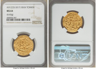Qajar. Fath Ali Shah gold Toman AH 1233 (1817/1818) MS64 NGC, Yazd mint, KM753.13. 4.63gm. 

HID09801242017

© 2020 Heritage Auctions | All Rights...