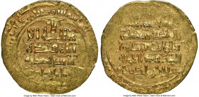 Seljuqs of Rum. Sanjar, as Viceroy under Barkiyaruq gold Dinar ND (AH 490-492 / AD 1097-1098) MS61 NGC, Mint off flan (Nishapur), A-1684.1 (R). 2.51gm...