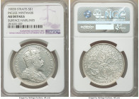 British Colony. Edward VII Dollar 1903-B AU Details (Surface Hairlines) NGC, Bombay mint, KM25. Incuse mintmark. 

HID09801242017

© 2020 Heritage...