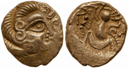 Celtic. Gaul. Armorica (Channel Islands). ca. 75-50 BC. Billon Stater (6.12 g). VF