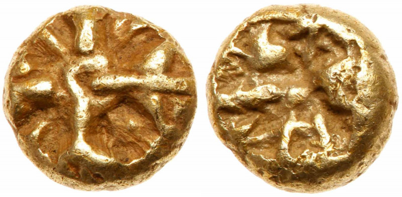 Ionia (uncertain) ca. 625-600 BC. Electrum Hemihekte (twelfth stater) 1.0 gm. St...