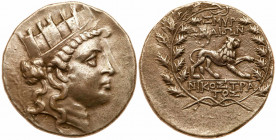Ionia, Smyrna. Ca. 190-75 BC. Silver Tetradrachm (16.46 g). VF