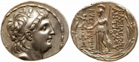 Seleukid Kingdom. Antiochos VII Euergetes, 138-129 BC. Silver Tetradrachm (16.81 g). EF