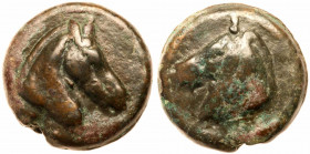 Roman Republic. Anonymous. Circa 280-269 BC. Aes Grave Triens (122.7 gr) 46. mm. VF