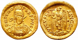 Zeno AD 474-491. Gold Solidus (4.42g)