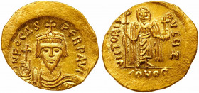 Phocas, 602-610. Gold Solidus (4.48 g). MS