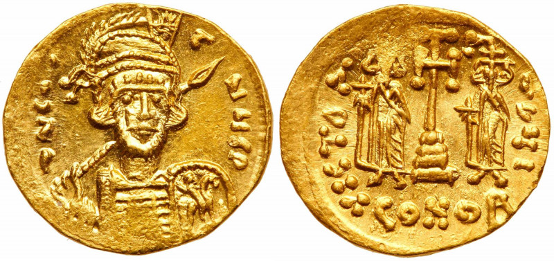 Constantine IV, Pogonatus, 668-685. Gold Solidus (4.48 g). Mint of Constantinopo...