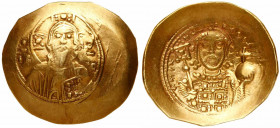 Michael VII, Ducas, 1071-1078. Gold Scyphate Nomisma (3.74 g). VF