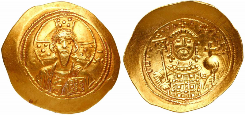Michael VII, Ducas, 1071-1078. Gold Scyphate Nomisma (4.41 g). Mint of Constanti...