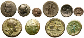 5-piece lot of Better Greek Bronzes