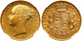 Australia. Sovereign, 1885-M. NGC AU53
