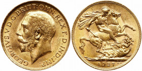 Australia. Sovereign, 1927-SA. BU