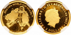 Australia. 2 Dollars, 2012-P. NGC PF69