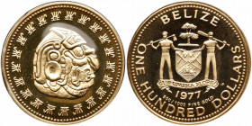 Belize. 100 Dollars, 1977. PF