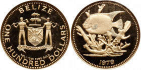 Belize. 100 Dollars, 1979. NGC PF69