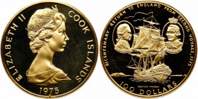 British Virgin Islands. 100 Dollars, 1978. PF