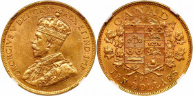 Canada. 10 Dollars, 1914. NGC MS62