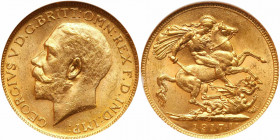 Canada. Sovereign, 1917-C. ANACS MS62