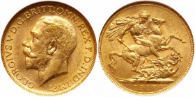 Canada. Sovereign, 1918-C. ANACS MS61