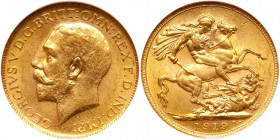 Canada. Sovereign, 1919-C. ANACS MS61