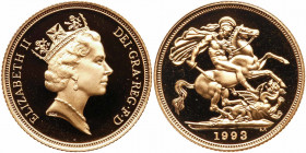 Great Britain. Sovereign, 1993. PF