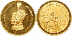 Iran. Gold Medal, SH1347 (1967). PF