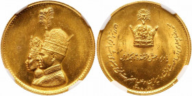 Iran. Coronation Gold Medal, SH1346 (1967). NGC MS64