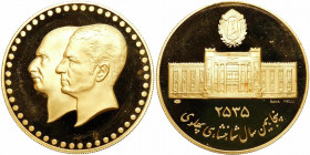 Iran. Golden Jubilee of the National Bank Gold Medal, MS2535 (1976). PF