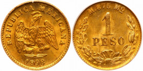 Mexico. Peso, 1898-Mo M. PCGS MS63