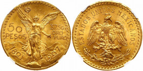 Mexico. 50 Pesos, 1927. NGC MS64