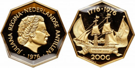 Netherlands & Colonies-Netherlands Antilles. 200 Gulden, 1976